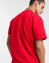 Thumbnail for your product : Tommy Jeans classics chest flag logo t-shirt in red