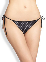 Thumbnail for your product : Tory Burch Calyx Reversible String Bikini Bottom