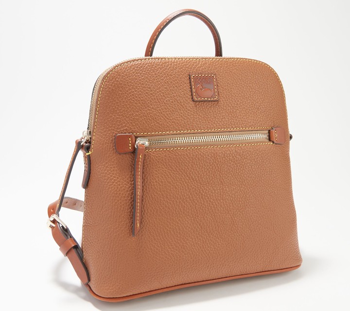 pebble grain zip pod backpack