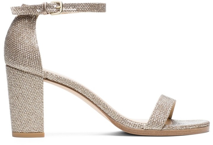 stuart weitzman nearly nude silver