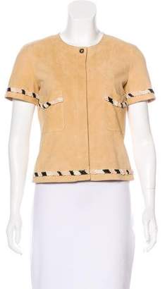 Chanel Embellished Suede Jacket