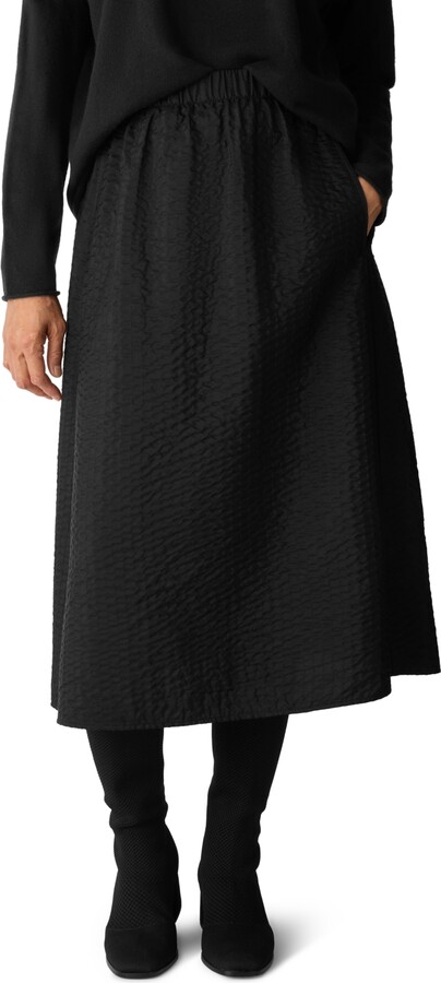 Eileen Fisher Women's Quilted A-Line Skirt