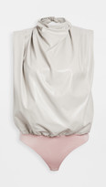 Thumbnail for your product : Amanda Uprichard Sleeveless Fabienne Thong Bodysuit