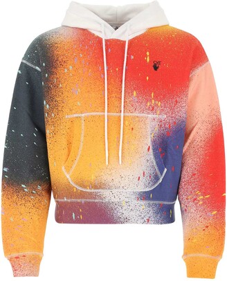 off white paint splatter hoodie