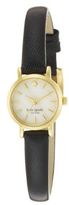 Thumbnail for your product : Kate Spade Tiny Metro Goldtone Stainless Steel & Saffiano Leather Strap Watch