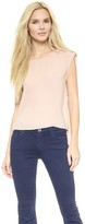 Thumbnail for your product : Alice + Olivia AIR by High Low Back Cutout Top