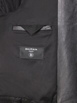 Thumbnail for your product : Balmain Zipped leather biker jacket