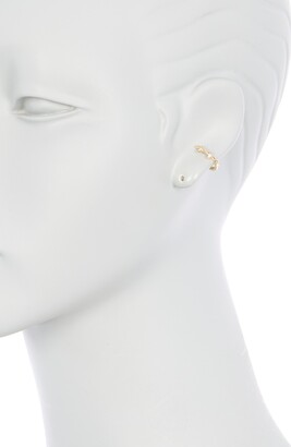 Ef Collection 14K Yellow Gold Diamond 3 Prong Ear Cuff - 0.07 ctw