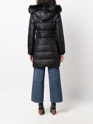 Calvin Klein Quilted-Finish Down Coat