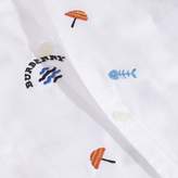 Thumbnail for your product : Burberry Embroidered Nautical Motif Cotton Oxford Shirt