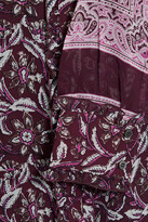 Thumbnail for your product : Antik Batik Ilana belted floral-print silk-georgette dress