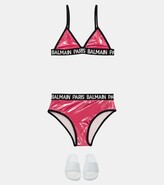 Thumbnail for your product : Balmain Kids Logo bikini
