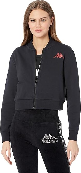 Kappa Authentic Ginkle (Black Smoke/Pink Light/Red Cherry) Women's Clothing  - ShopStyle Casual Jackets