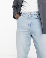 Thumbnail for your product : ASOS DESIGN relaxed jeans in vintage light wash
