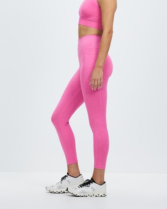 Sweaty Betty Women's Pink Tights - Super Sculpt 7-8 Yoga Leggings - Size S at The Iconic