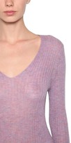 Thumbnail for your product : Rag & Bone V Neck Mohair Blend Rib Knit Sweater