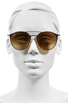 Thumbnail for your product : Ray-Ban Highstreet 52mm Round Brow Bar Sunglasses