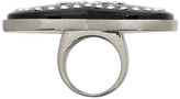 Thumbnail for your product : Balenciaga Black BB Crush Ring