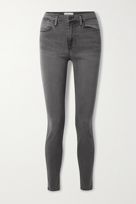 Frame Le High Skinny Jeans - Gray