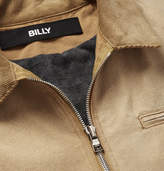 Thumbnail for your product : Billy Holly's Dad's Corduroy-Trimmed Distressed Cotton-Canvas Jacket