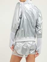Thumbnail for your product : adidas by Stella McCartney Metallic Shell Performance Jacket - Womens - Silver