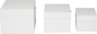 Novogratz Set of Three Engraved Keepsake Boxes