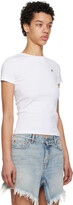 Thumbnail for your product : Marine Serre White Mini Fit T-Shirt