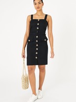 Thumbnail for your product : Accessorize Button Down Midi Dress Black