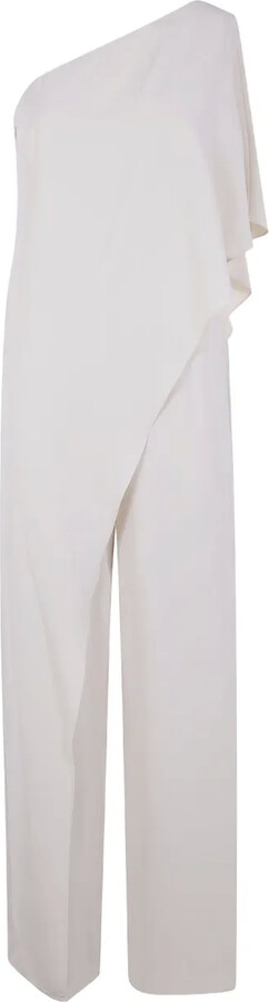 Lauren Ralph Lauren One-Shoulder Ruffled Jumpsuit