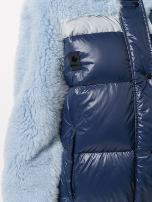Cara Mila Fur-Panel Coat