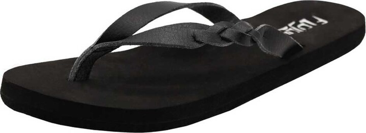 Flojos Serenity Womens Thong W/Outside Strap Woven