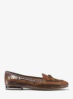 Thumbnail for your product : Michael Kors Collection Jemma Snakeskin Tassel Loafer