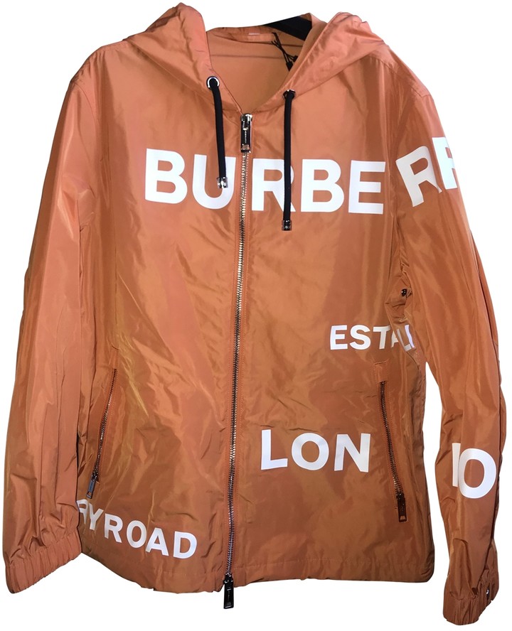 burberry orange jacket