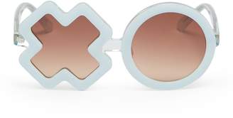 Xo Sons+Daughters Eyewear 'XO' frame acetate mirror kids sunglasses