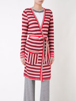 Thumbnail for your product : Missoni zig-zag belted cardi-coat