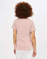 Thumbnail for your product : Topshop Lace Corset Tee