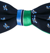Thumbnail for your product : Canali butterfly print bow tie