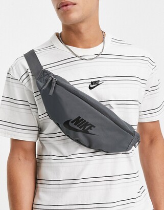 Nike Heritage bum bag in black - ShopStyle