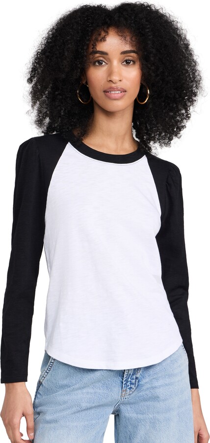 Veronica Beard Jeans Mason Baseball Tee