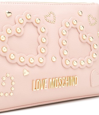 Love Moschino Studded Heart Mini Bag