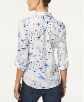 Thumbnail for your product : Charter Club Petite Printed Shirt, Created for Macy's