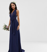 Thumbnail for your product : TFNC bridesmaid exclusive multiway maxi dress in navy