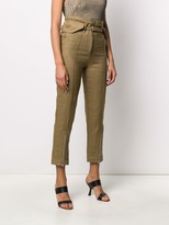 Thumbnail for your product : IRO Cropped High-Waist Trousers