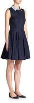 Thumbnail for your product : Band Of Outsiders Poplin Pleated Shirtdress