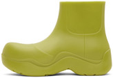 Thumbnail for your product : Bottega Veneta Green Matte The Puddle Boots