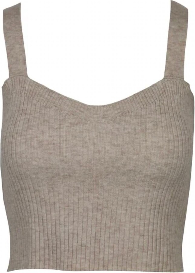 Women's Fulton Knit Tank Top In Oatmel