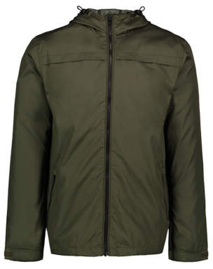George Khaki Lightweight Shower Resistant Hooded Jacket