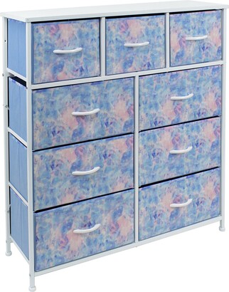 Sorbus Home 20In Tie-Dye 9-Drawer Storage Cube Dresser - ShopStyle Chests