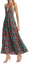 Thumbnail for your product : Alice + Olivia Mae Halter Tiered Maxi Dress
