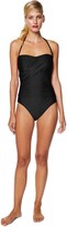 Thumbnail for your product : Tahari Tahari Women's Twist Bandeau Shirred One Piece Swimsuit